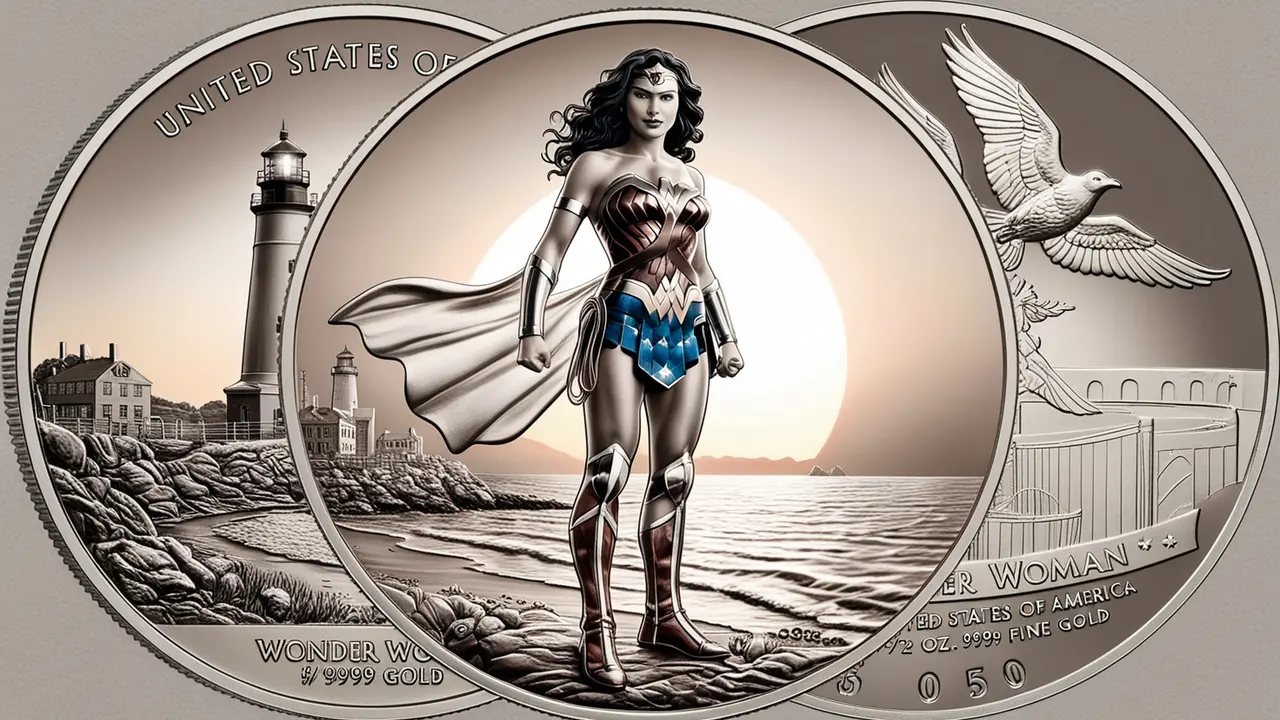 Wonder Woman Coin and Medal Designs