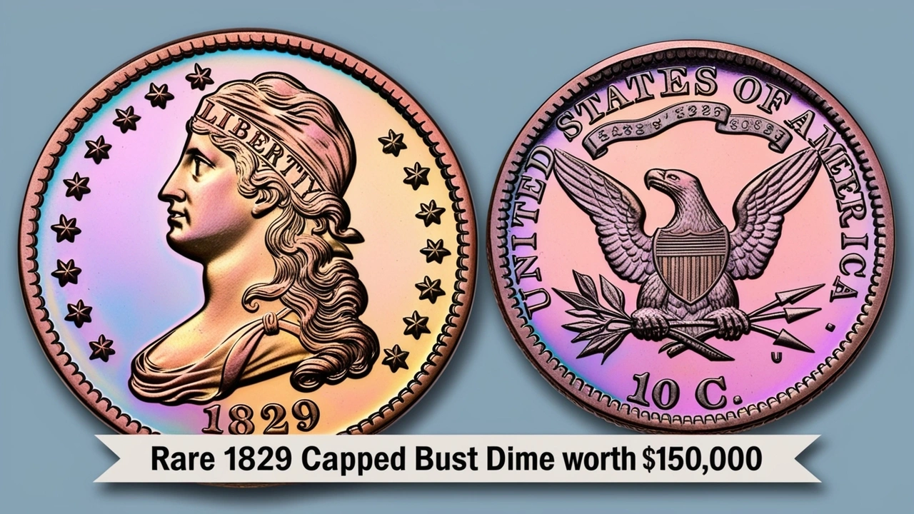 $150,000 1829 Capped Bust Dime