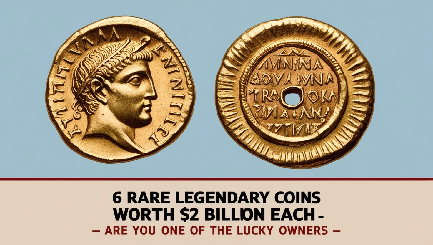 6 Rare Legendary Coins Worth