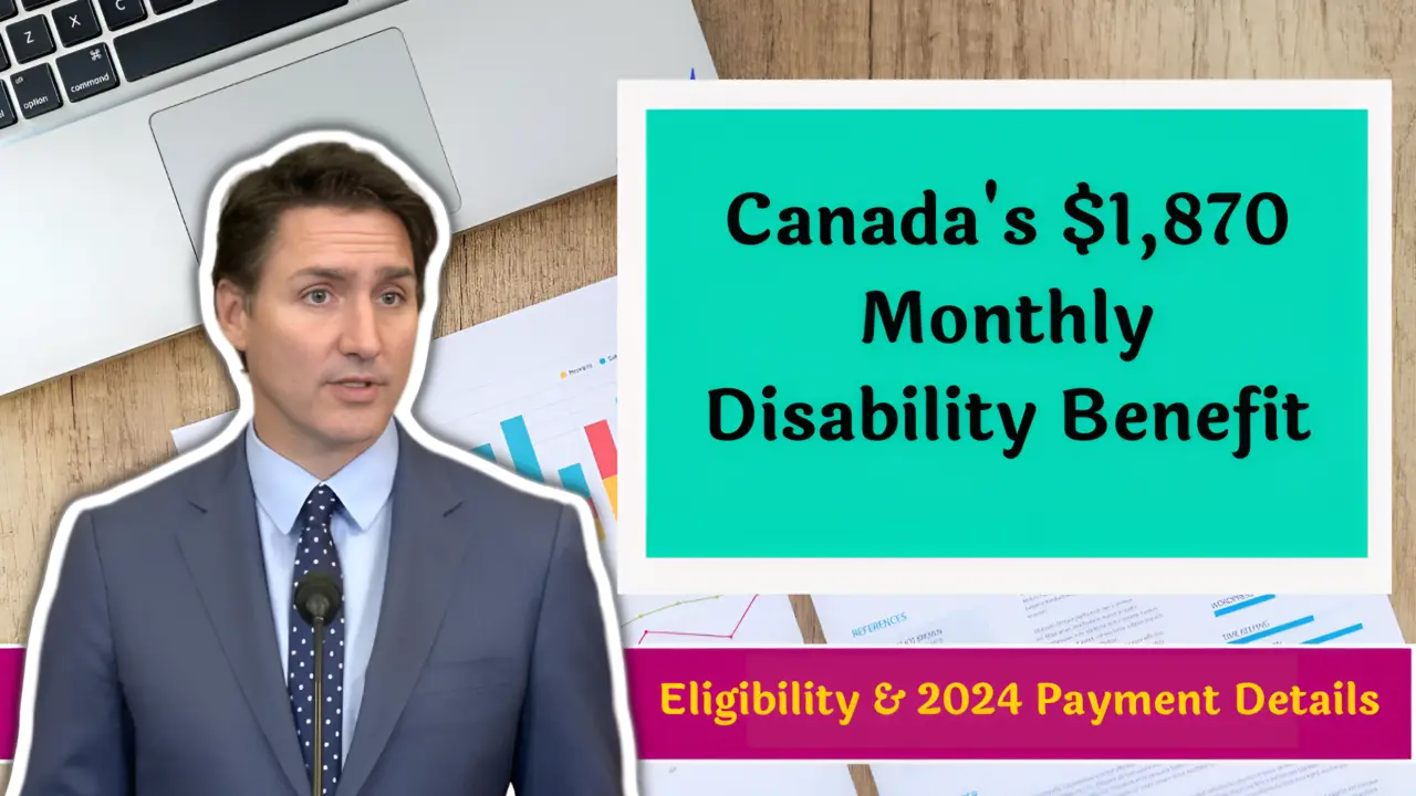 Canada's $1,870 Monthly Disability Benefit