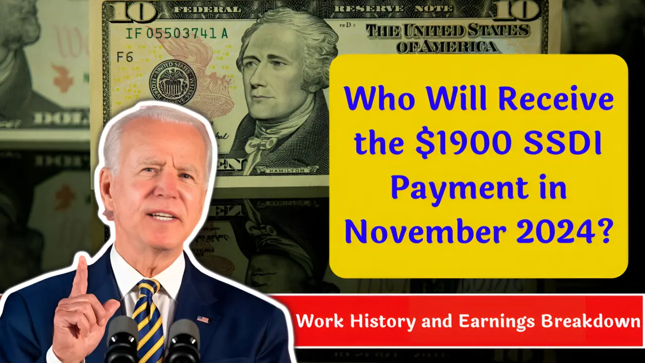 $1900 SSDI Payment in November 2024