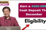 Earn a $400-$950 Cash Deposit