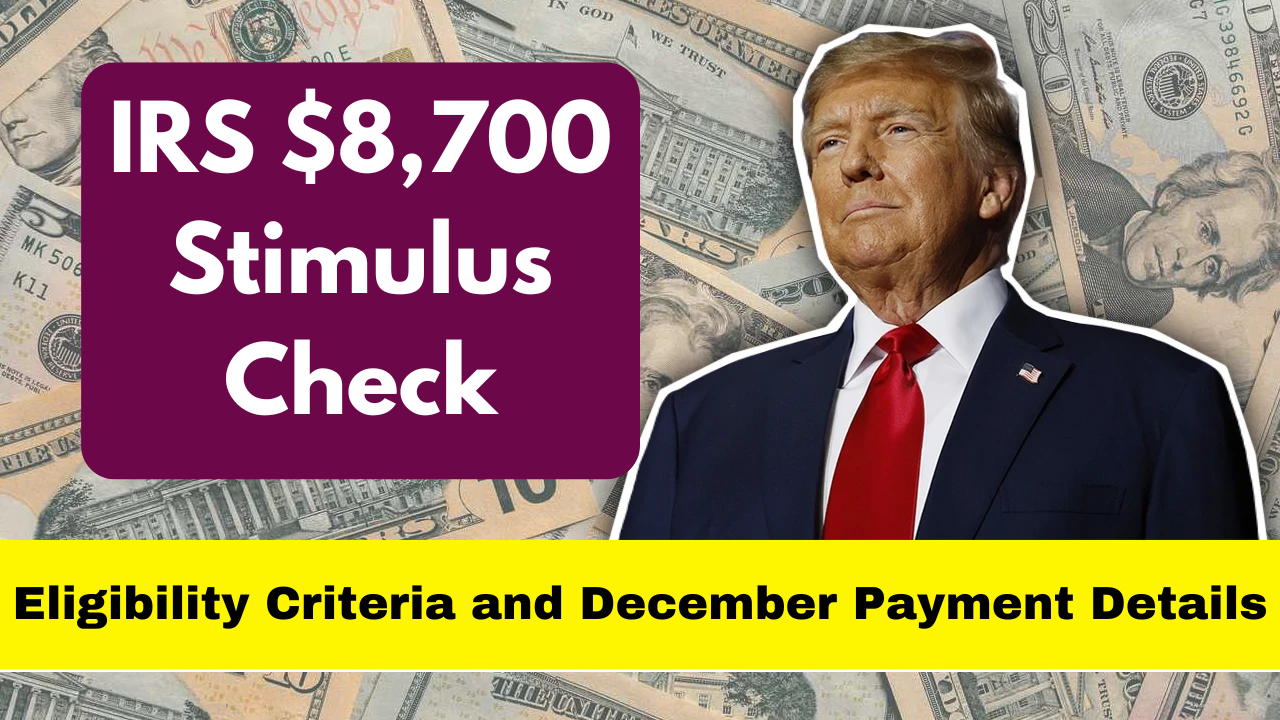 IRS $8,700 Stimulus Check