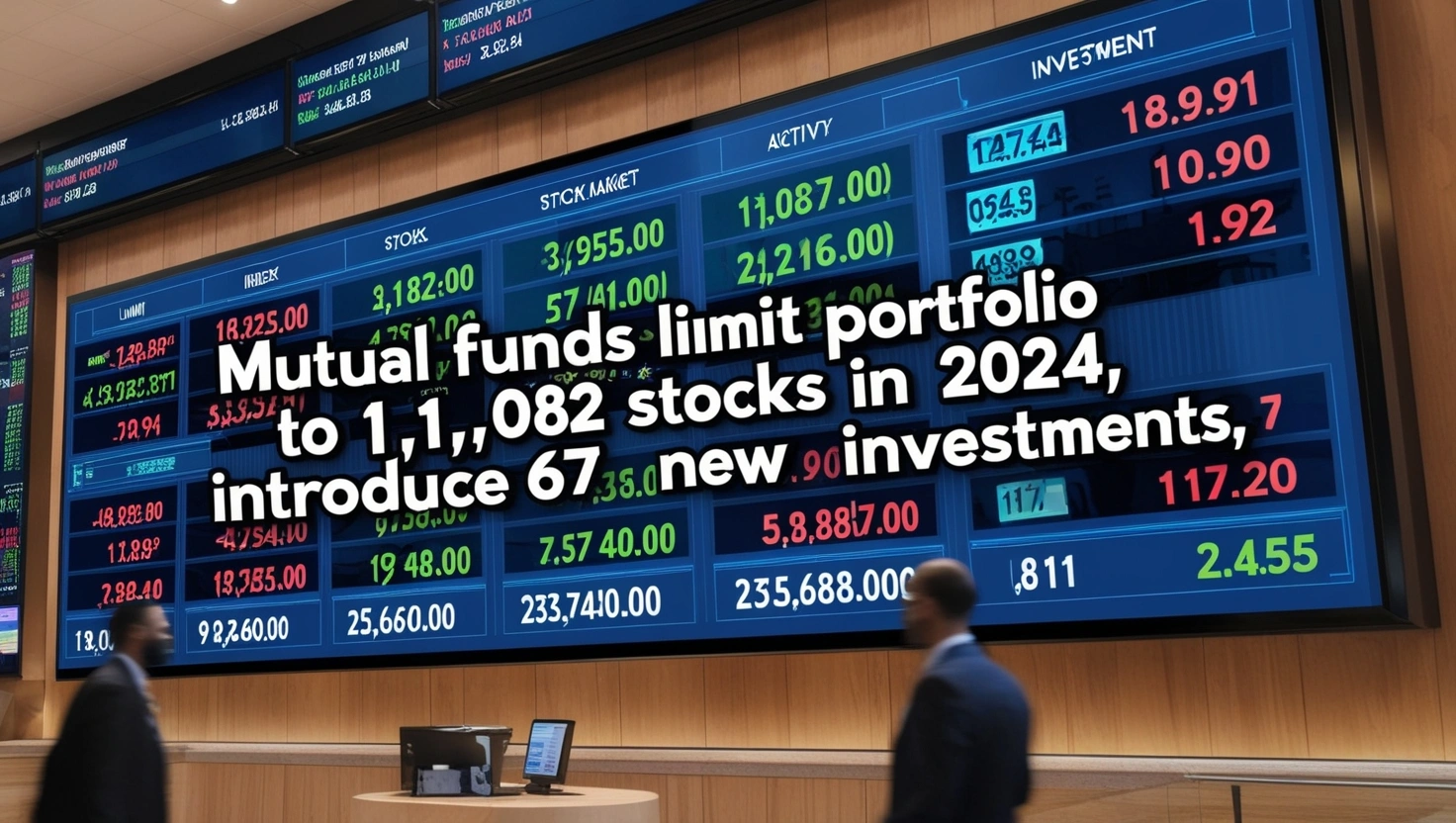 Mutual Funds Limit Portfolio to 1,082 Stocks in 2024