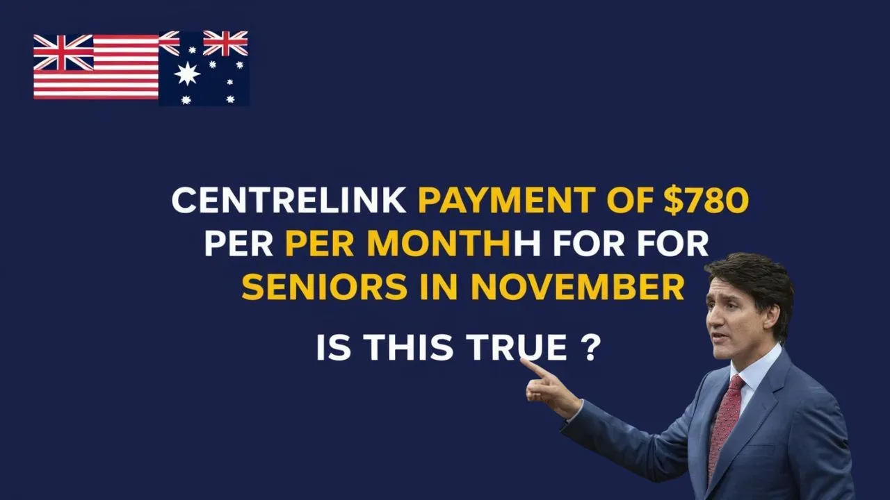 November's $780 Centrelink Payment for Seniors Eligibility and Payment Date Explained