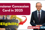 Pensioner Concession Card in 2025