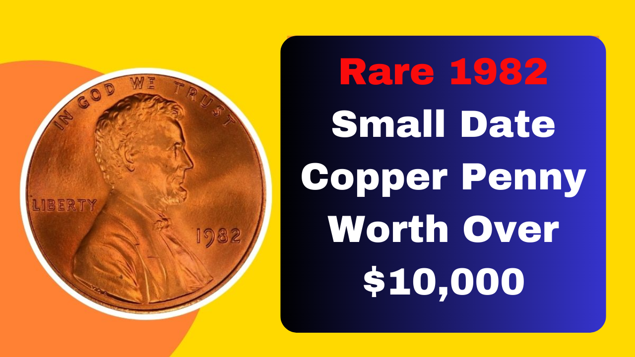 Rare 1982 Small Date Copper Penny