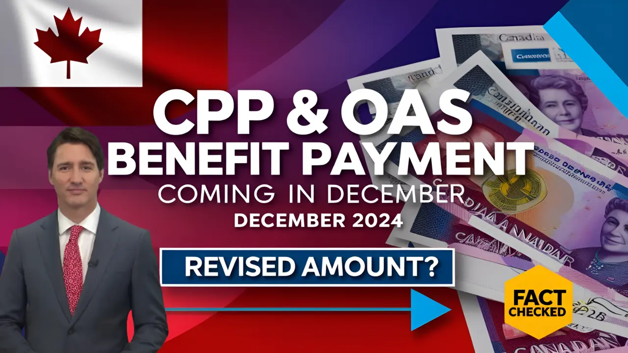 CPP & OAS Payment Increase December 2024