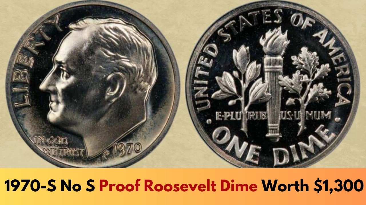 1970-S No S Proof Roosevelt Dime