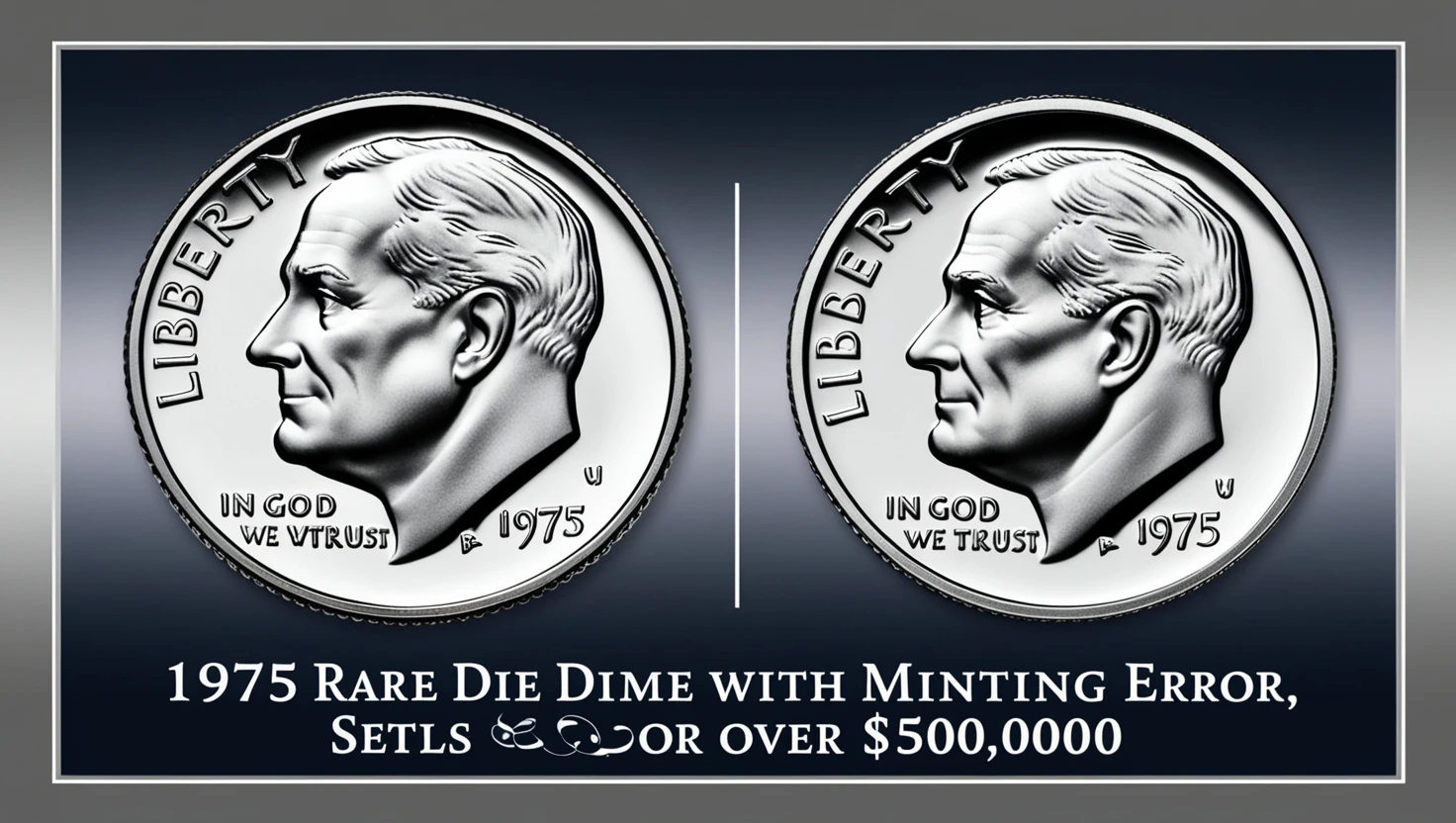 1975 Rare Dime with Minting Error Sets Record