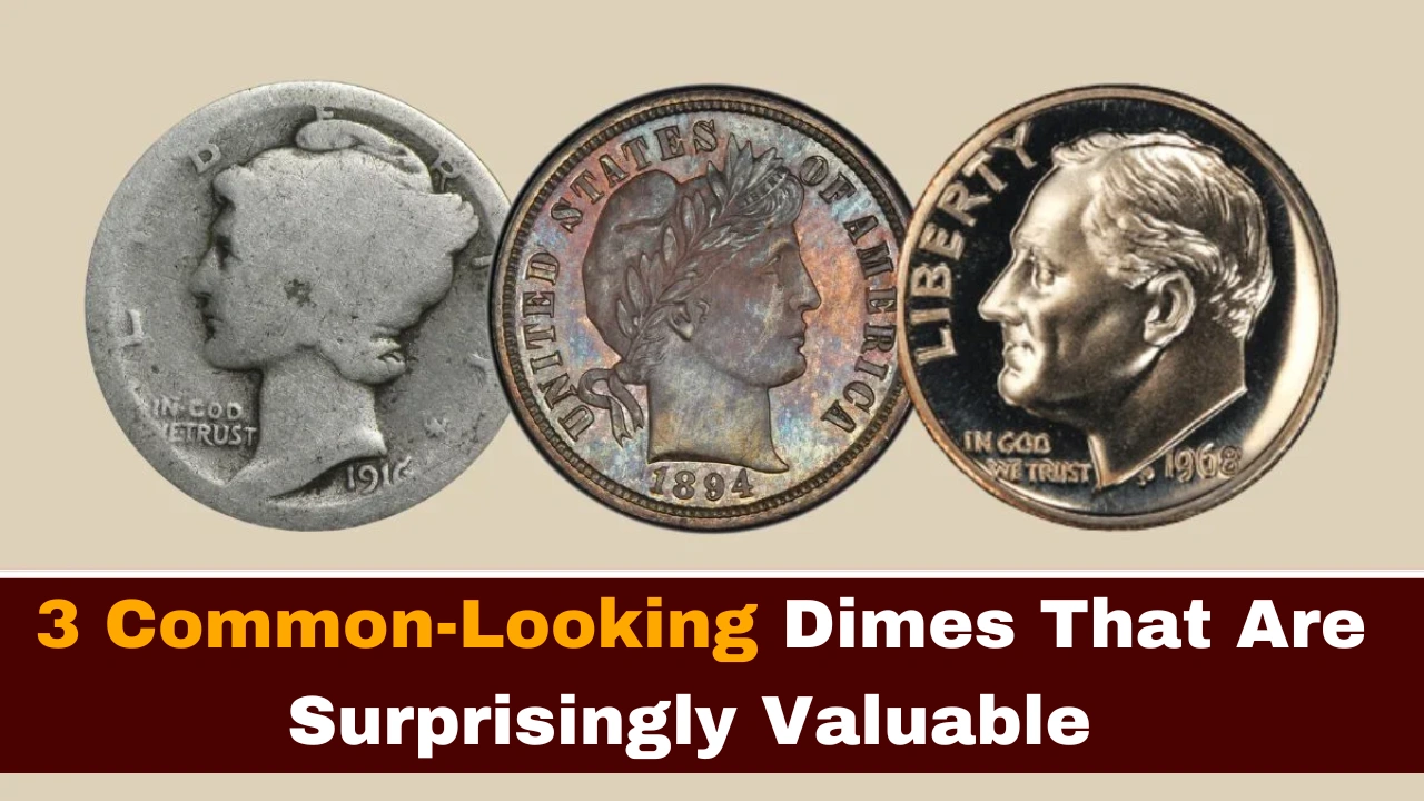 3 Common-Looking Dimes