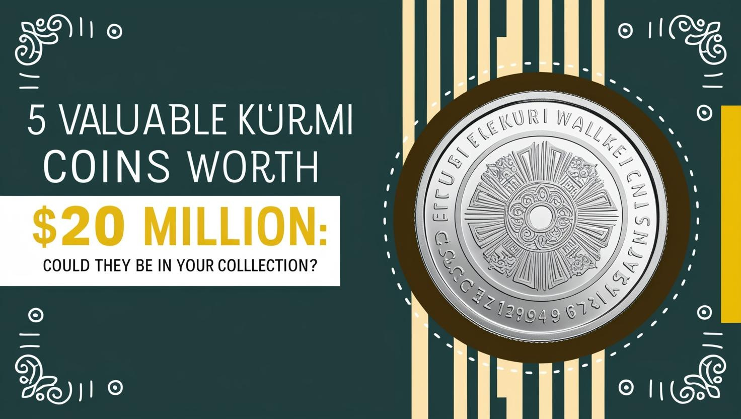 5 Rare Kurmi Coins Valued at $20