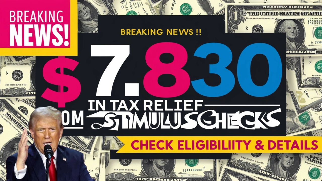 $7,830 in Tax Relief From Stimulus