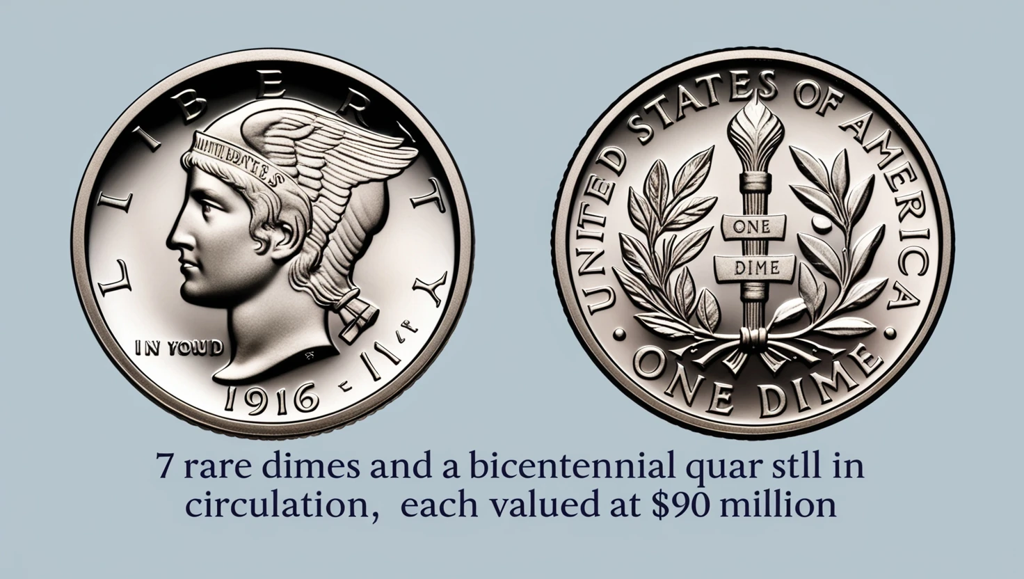 7 Rare Dimes and a Bicentennial Quarter Still in Circulation