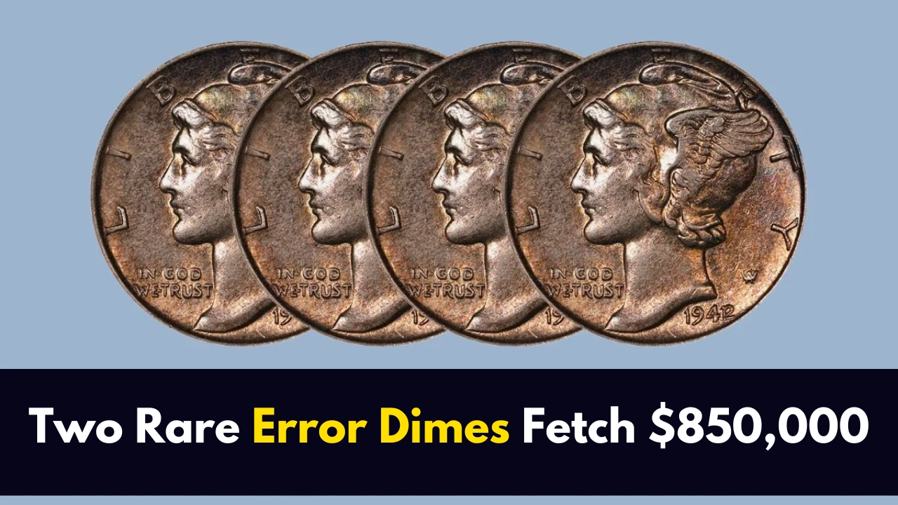 Two Rare Error Dimes Fetch $850,000