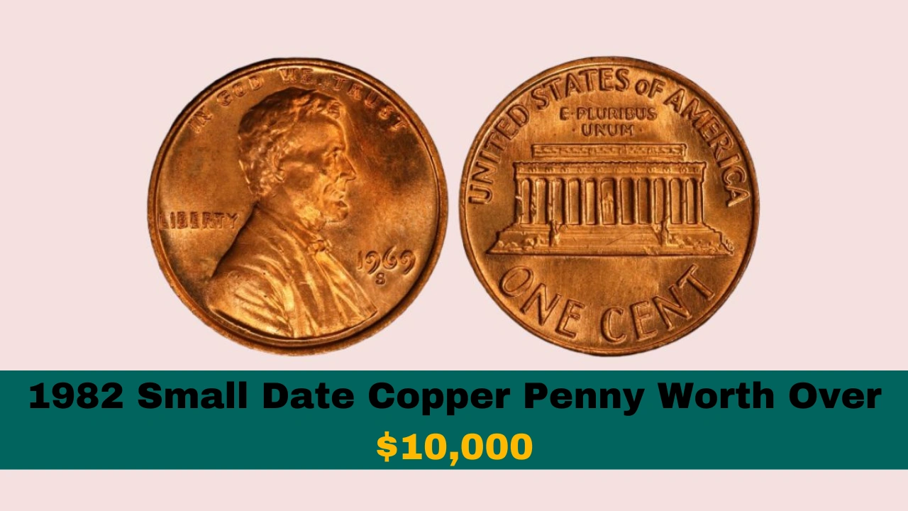 1982 Small Date Copper Penny Worth