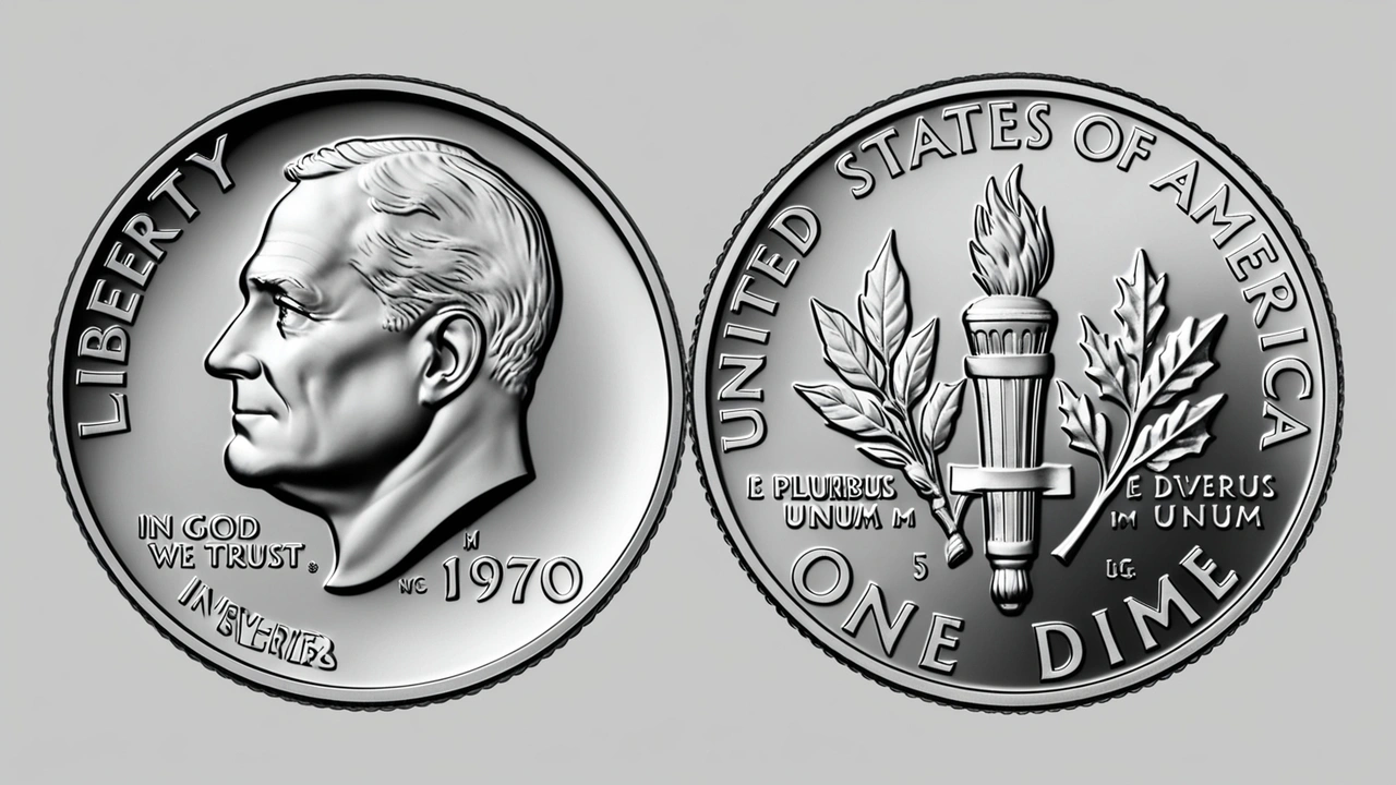 1970-S No S Proof Roosevelt Dime: