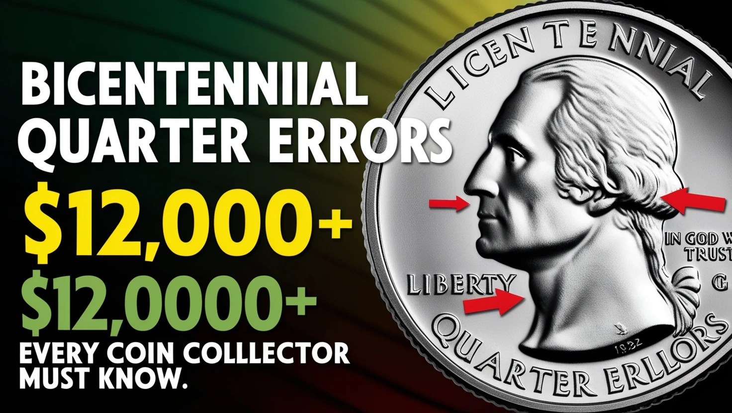 Rare Bicentennial Quarter Errors Worth $12,000+