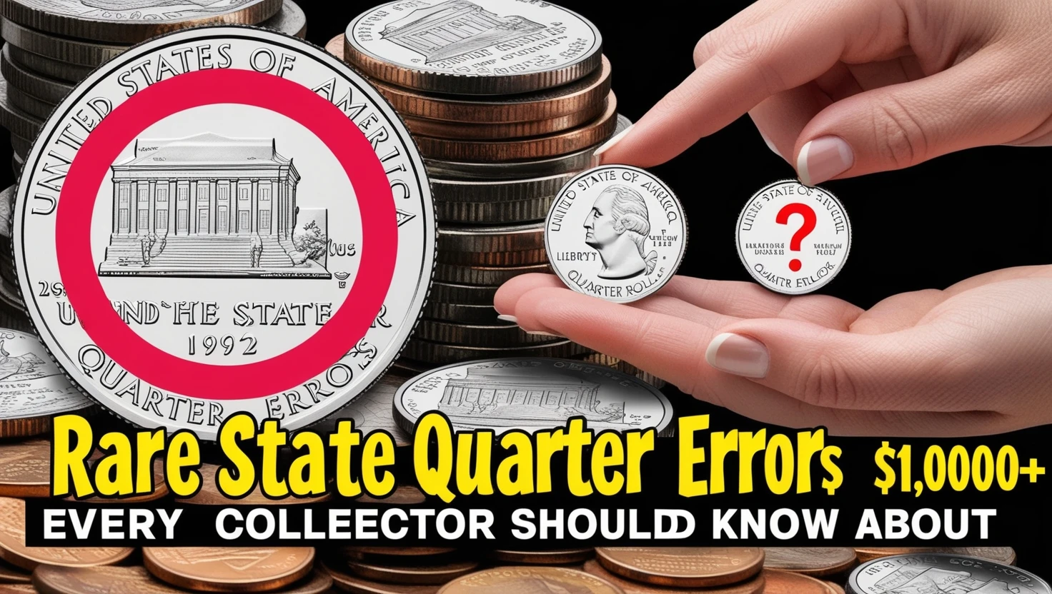 Rare State Quarter Errors Worth $1,000+