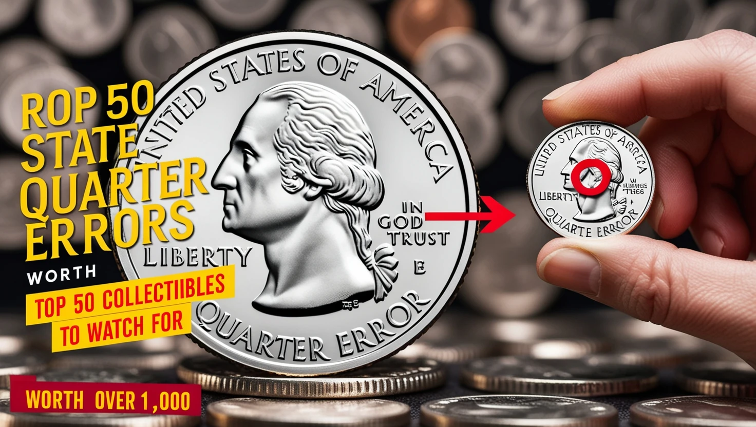 Rare State Quarter Errors Worth Over $1,000