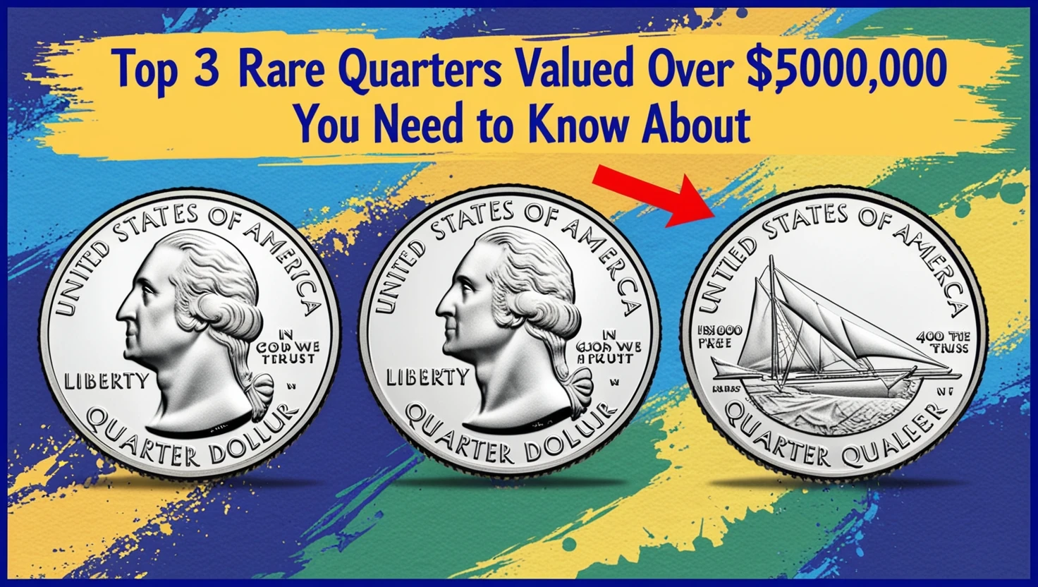 Top 3 Rare Quarters Valued Over $500,000