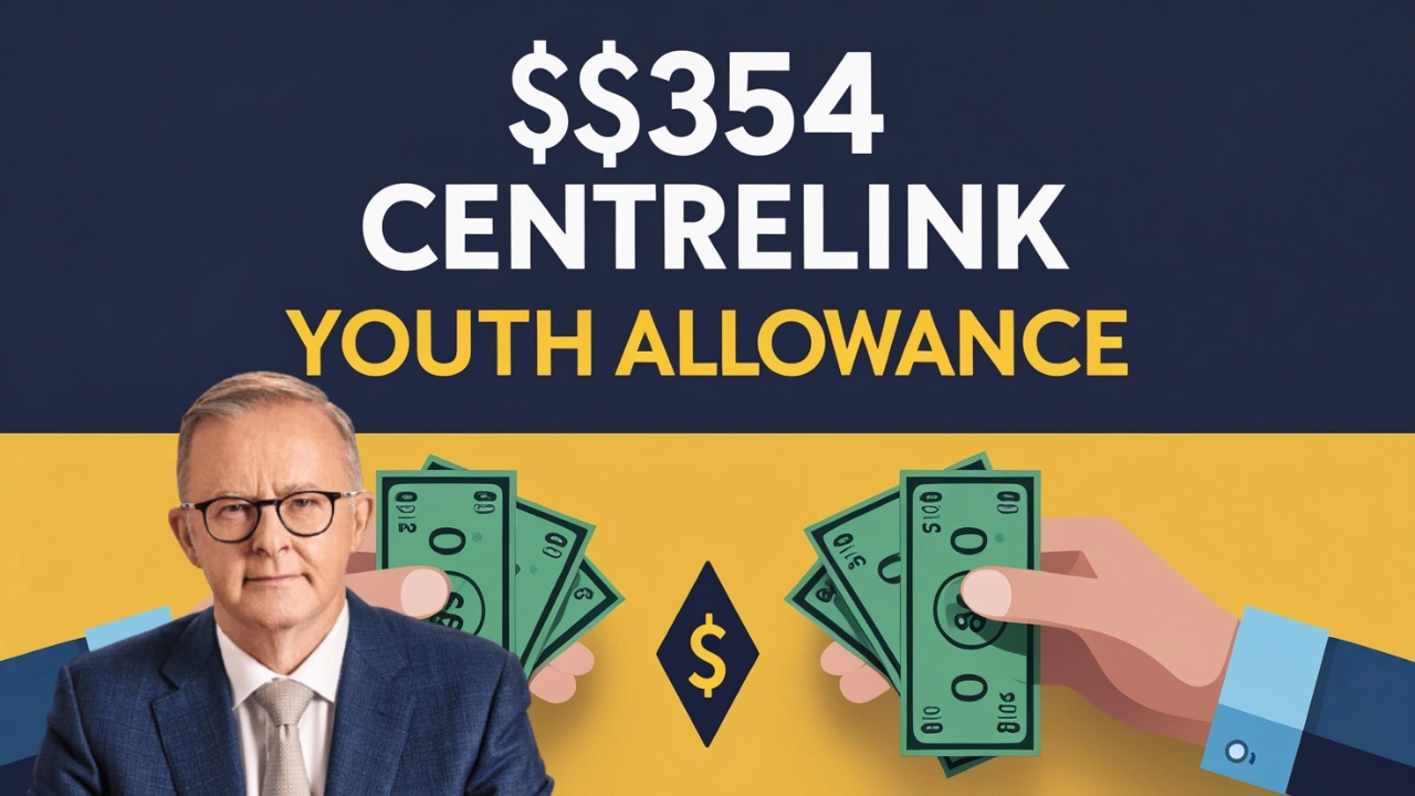 $354 Youth Allowance from Centrelink