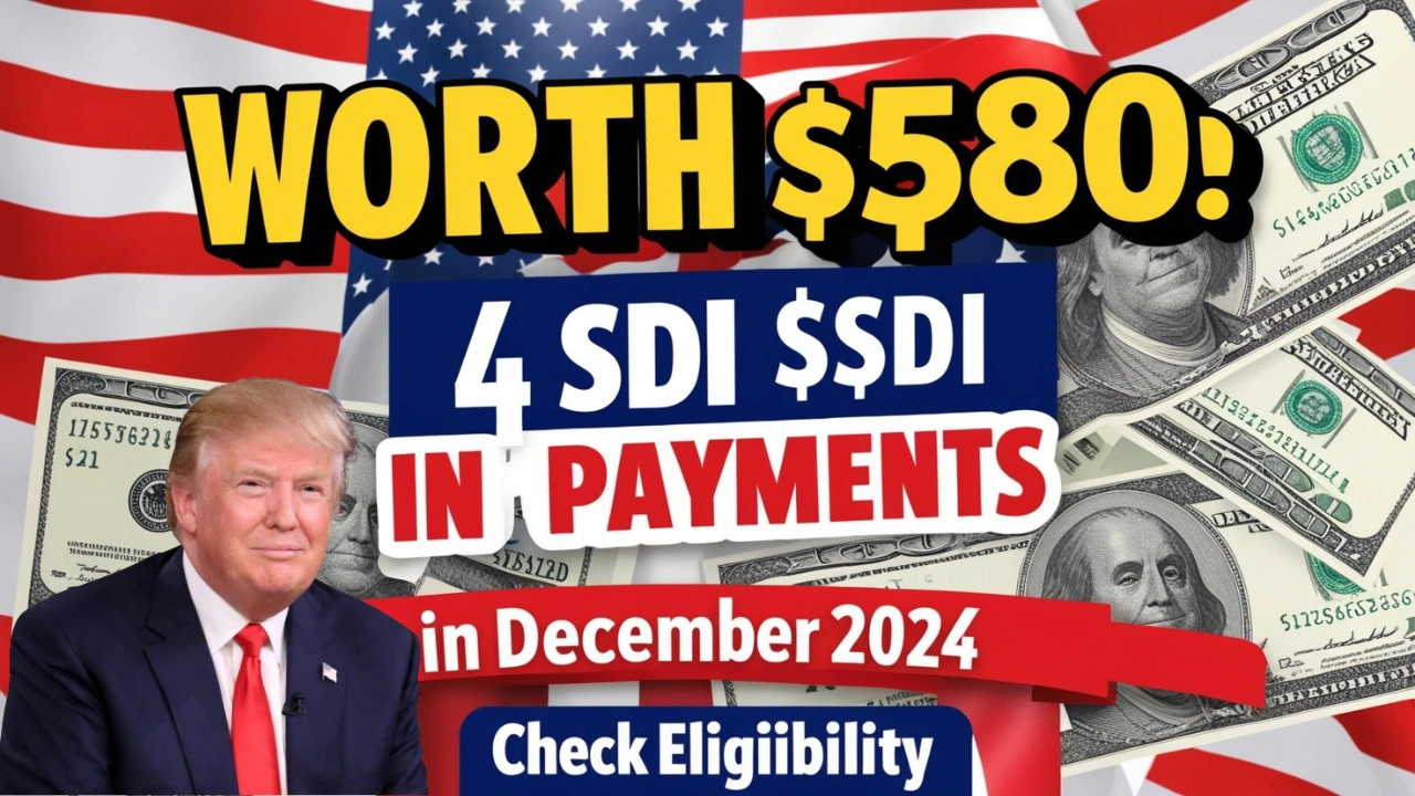 $1,580 SSDI Payments Scheduled