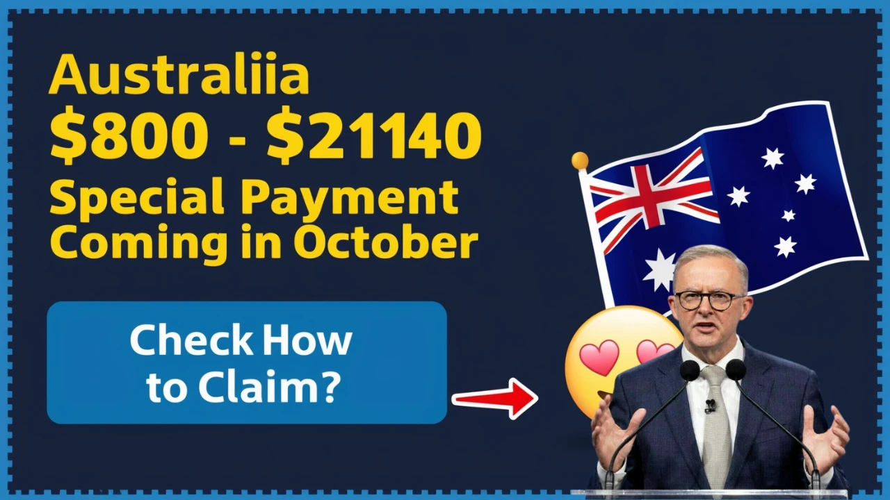 Australia's Special Payment: $800 to $2,140