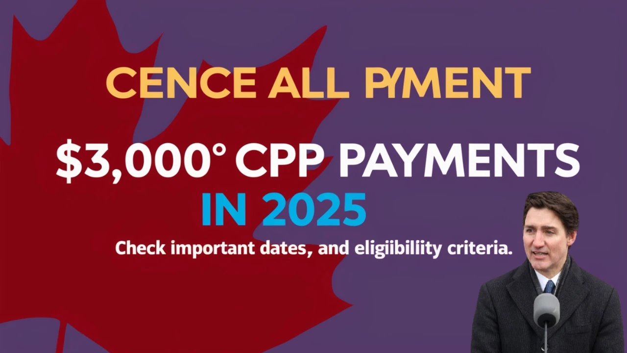 Canada’s $3,000 CPP Benefit in January 2025