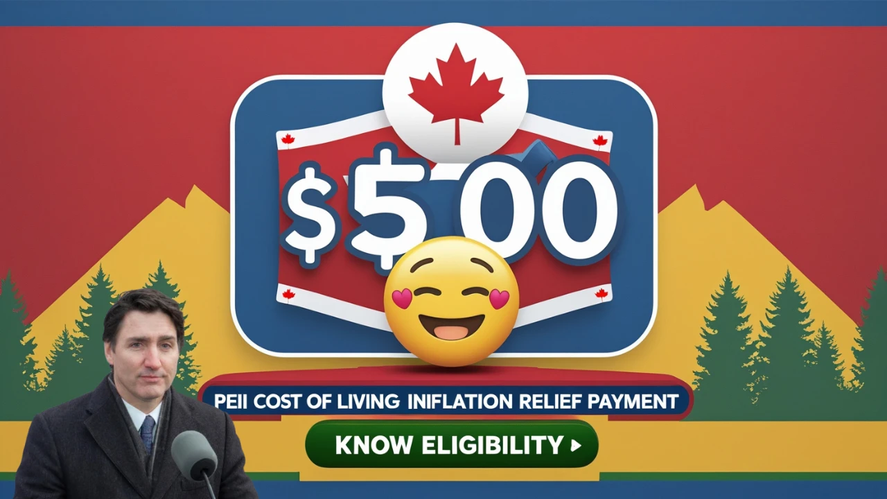 $500 Inflation Relief Payment in PEI