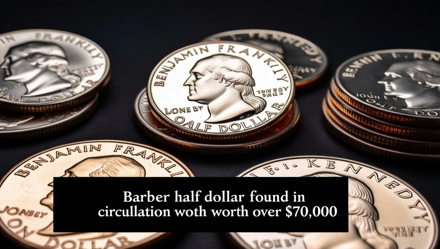 Rare $70,000 Barber Half Dollar