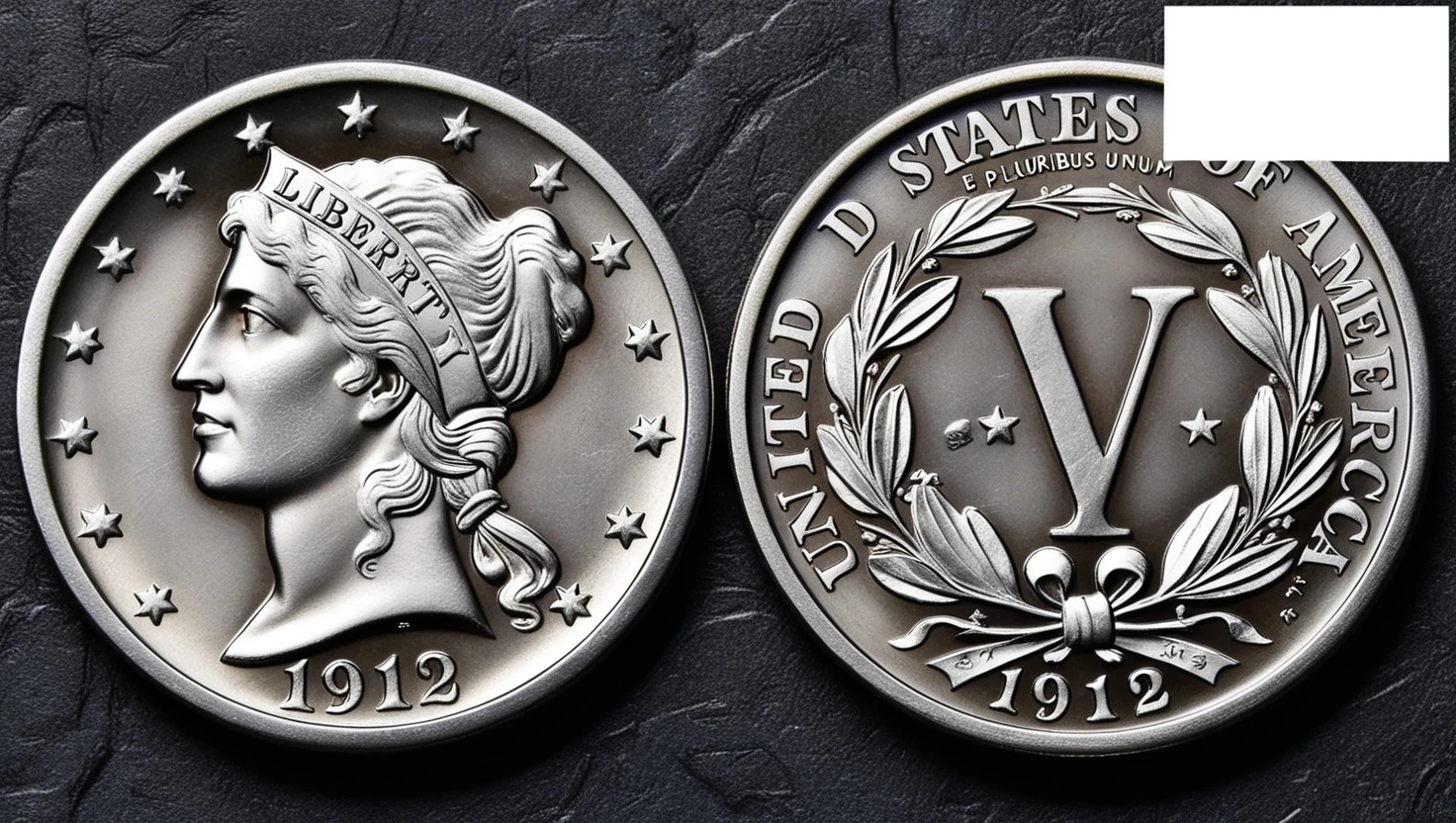 1912 Liberty Head V Nickel Coin