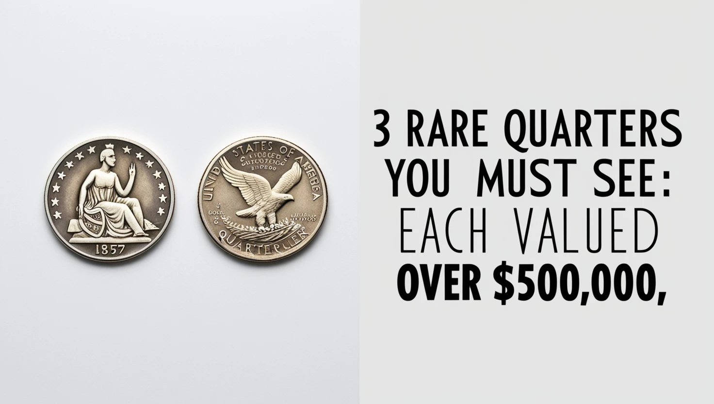 Top 3 Rare Quarters Worth Over $500,000