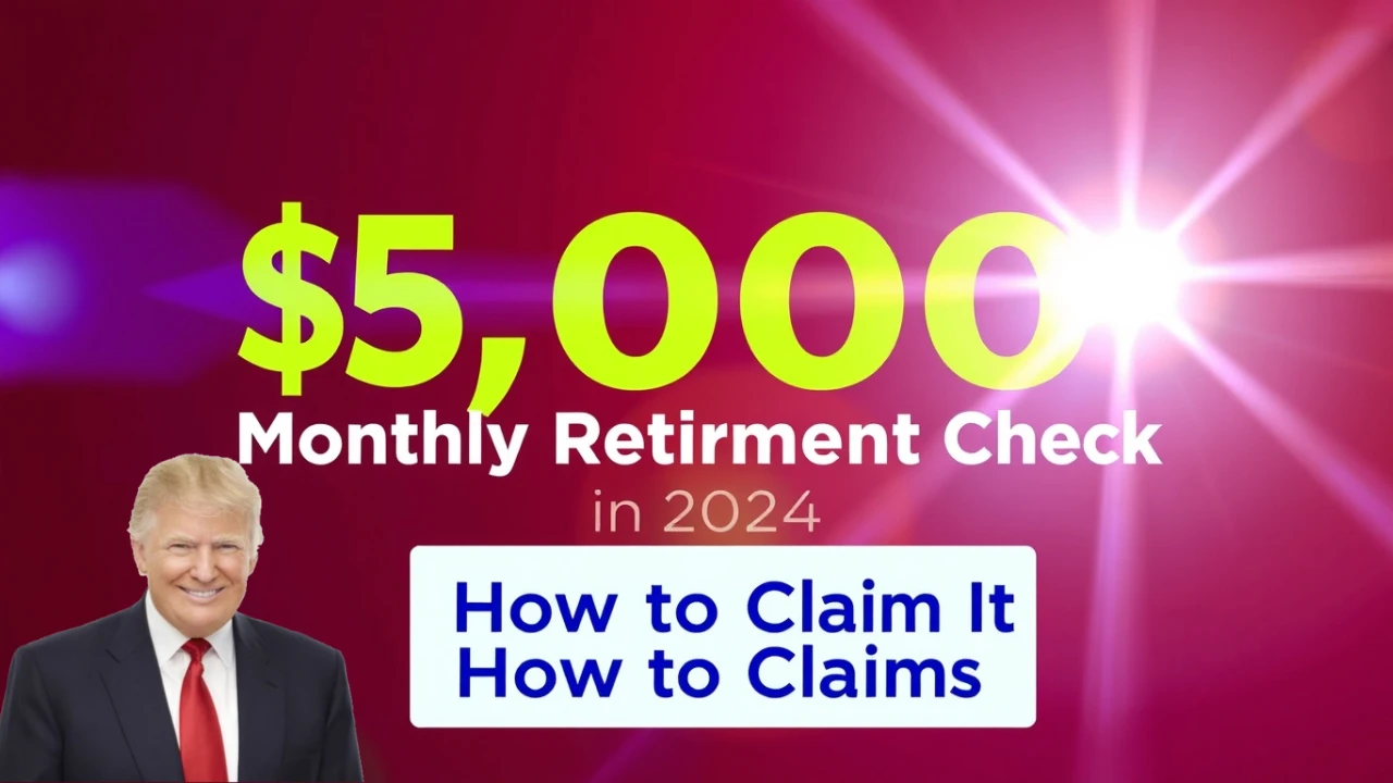 $5,000 Monthly Retirement Check in 2024