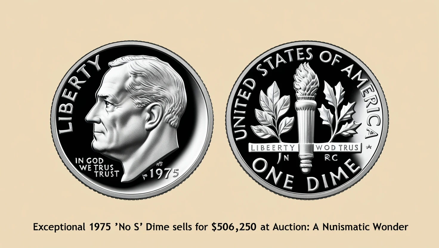 1975 Dime Error Sells for $506,250