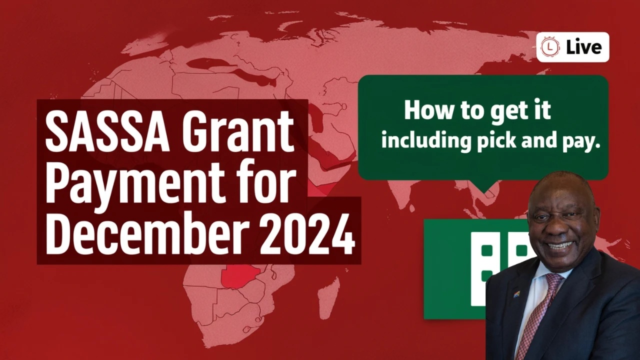 December 2024 SASSA Grant Payment