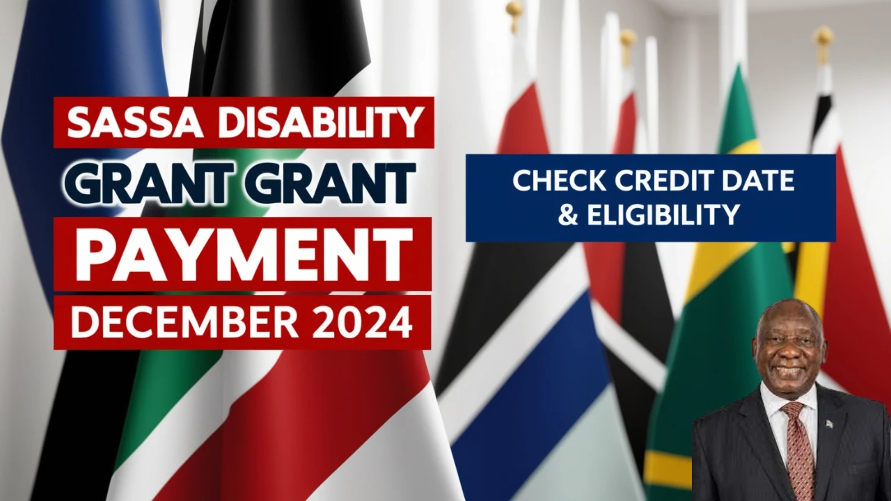 SASSA Disability Grant Payment