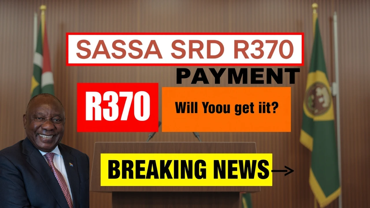 SASSA SRD R370 Payment