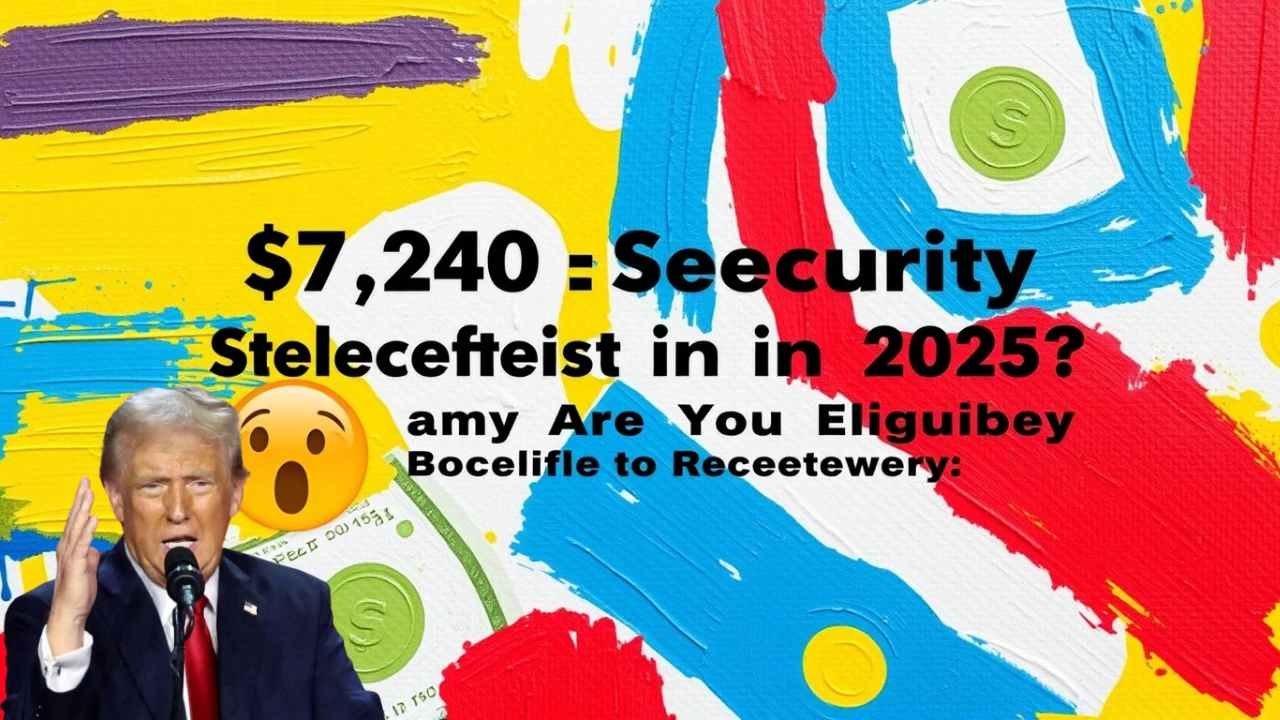 $7,240 in Social Security Benefits in 2025