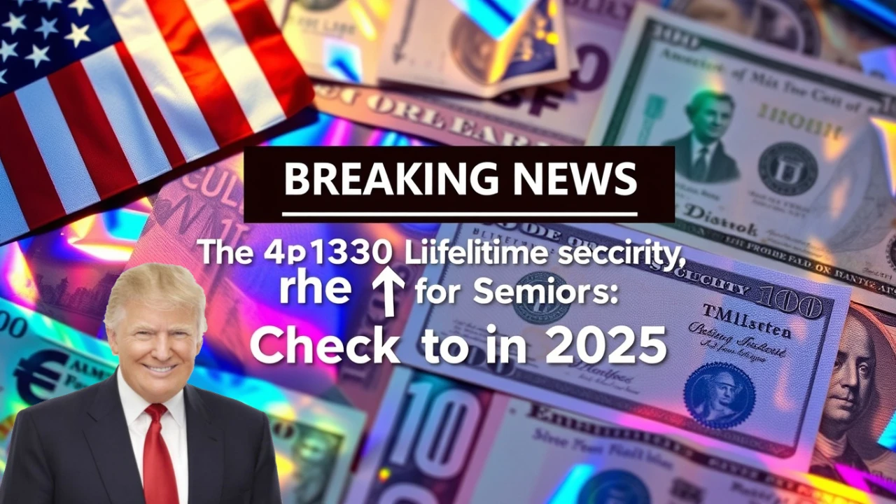 $4,130 Lifetime Security Check for Seniors