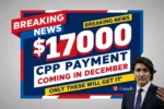 Canada CPP $1700 Payment for Seniors