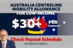 2024 Australia Centrelink Mobility Allowance