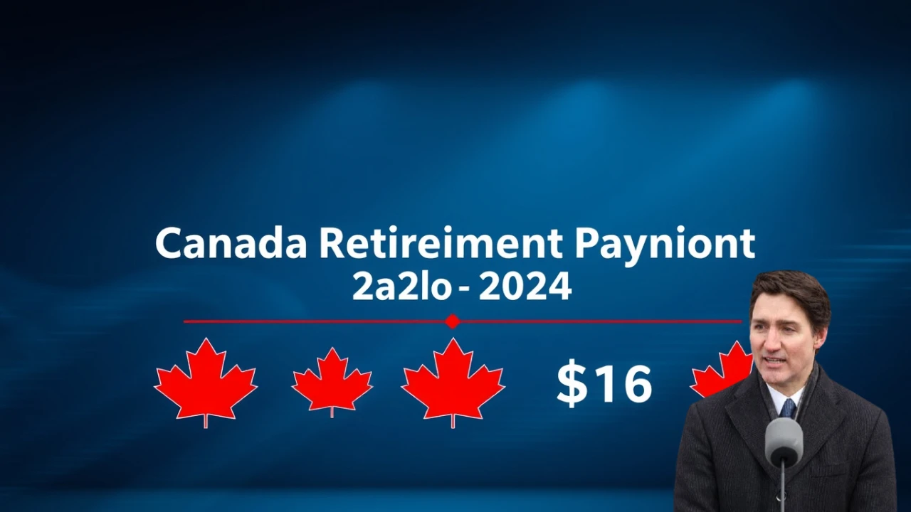 Canada Retirement Pension Payment 2024