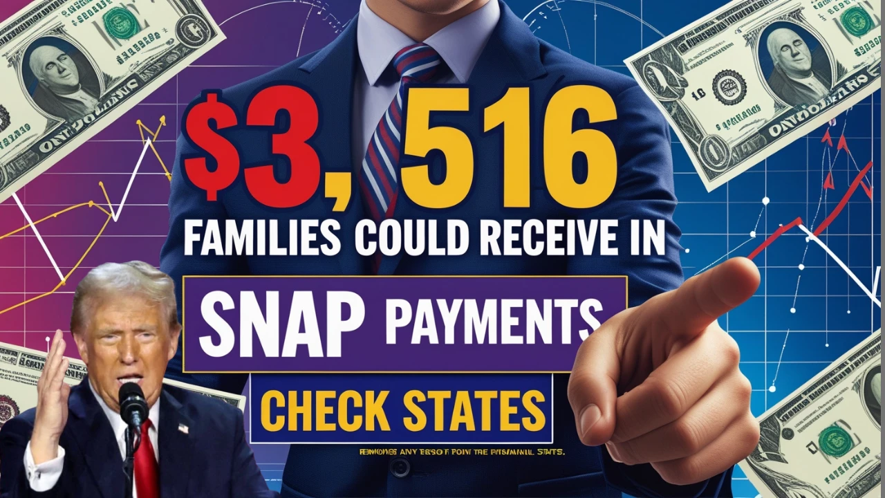 $3,516 in SNAP Benefits