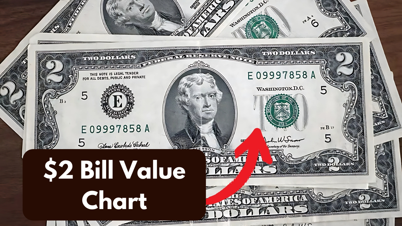 the $2 Bill Value Chart