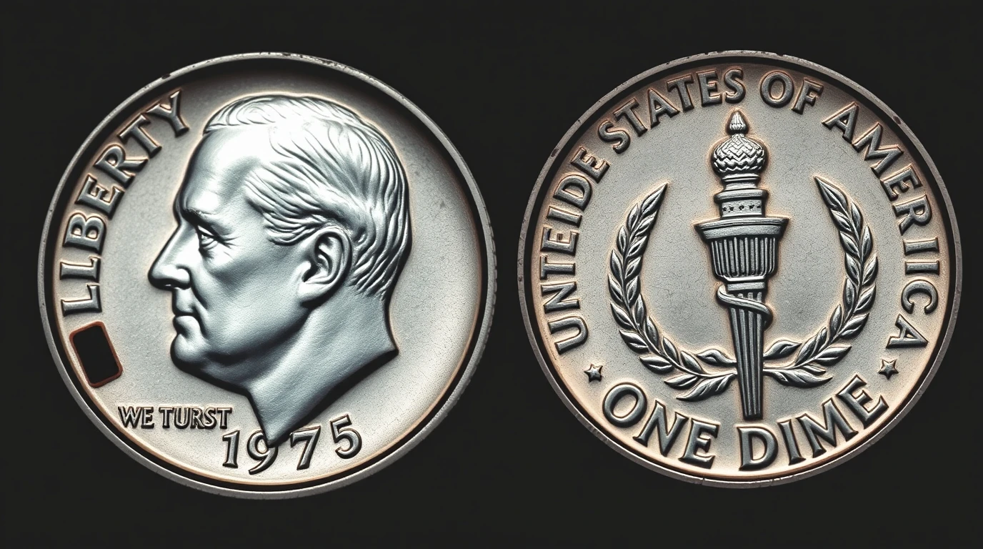 Rare 1975 'No S' Proof Dime