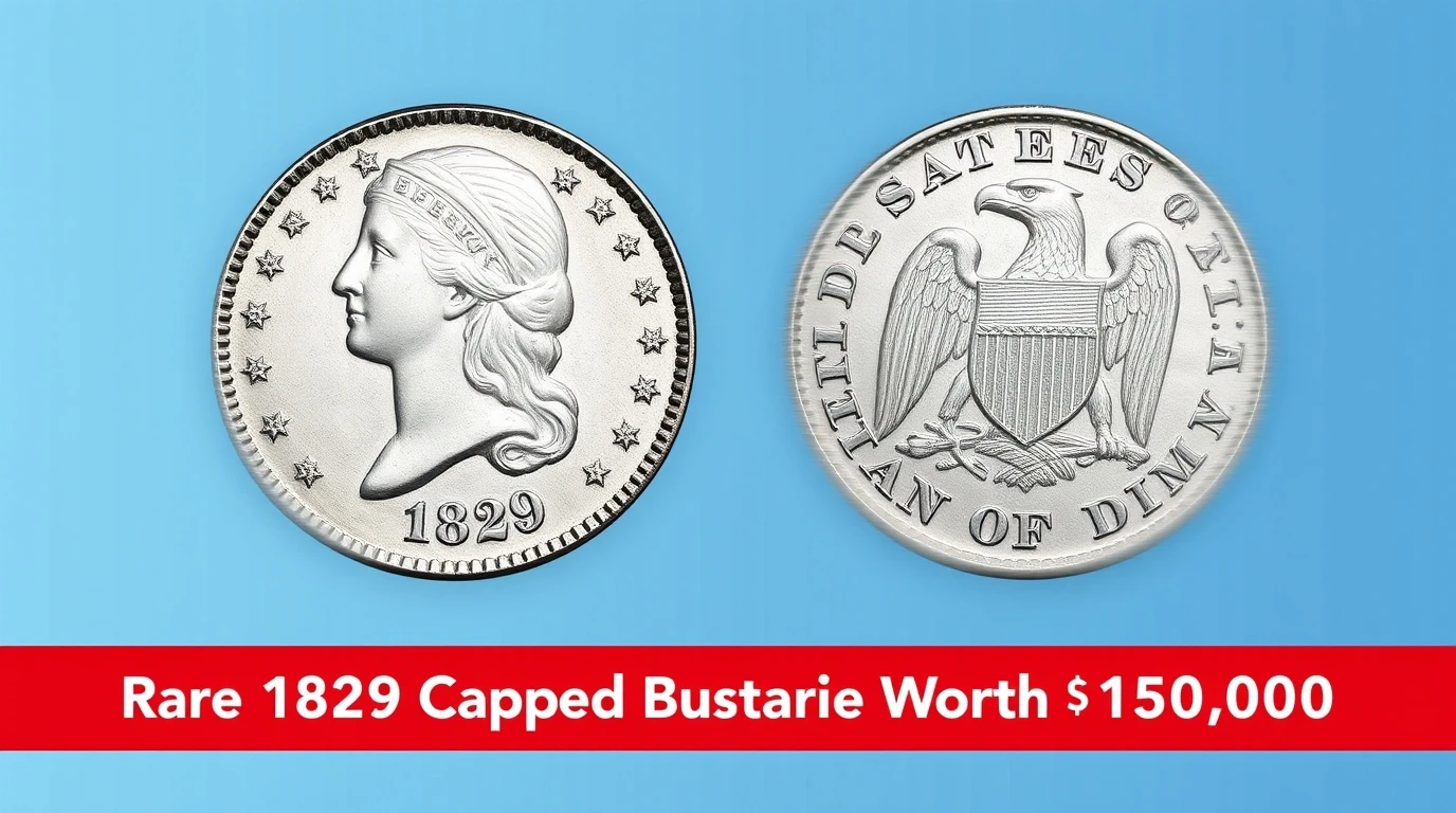 1829 Capped Bust Dime Worth $150,000