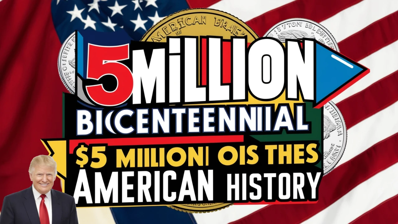 $5 Million Bicentennial Coins Celebrating