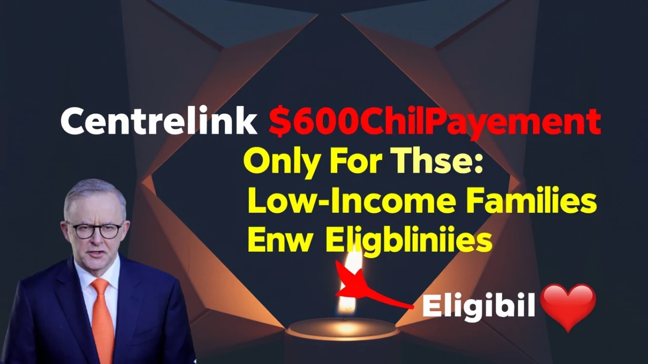 Centrelink $600 Child Payment 2024