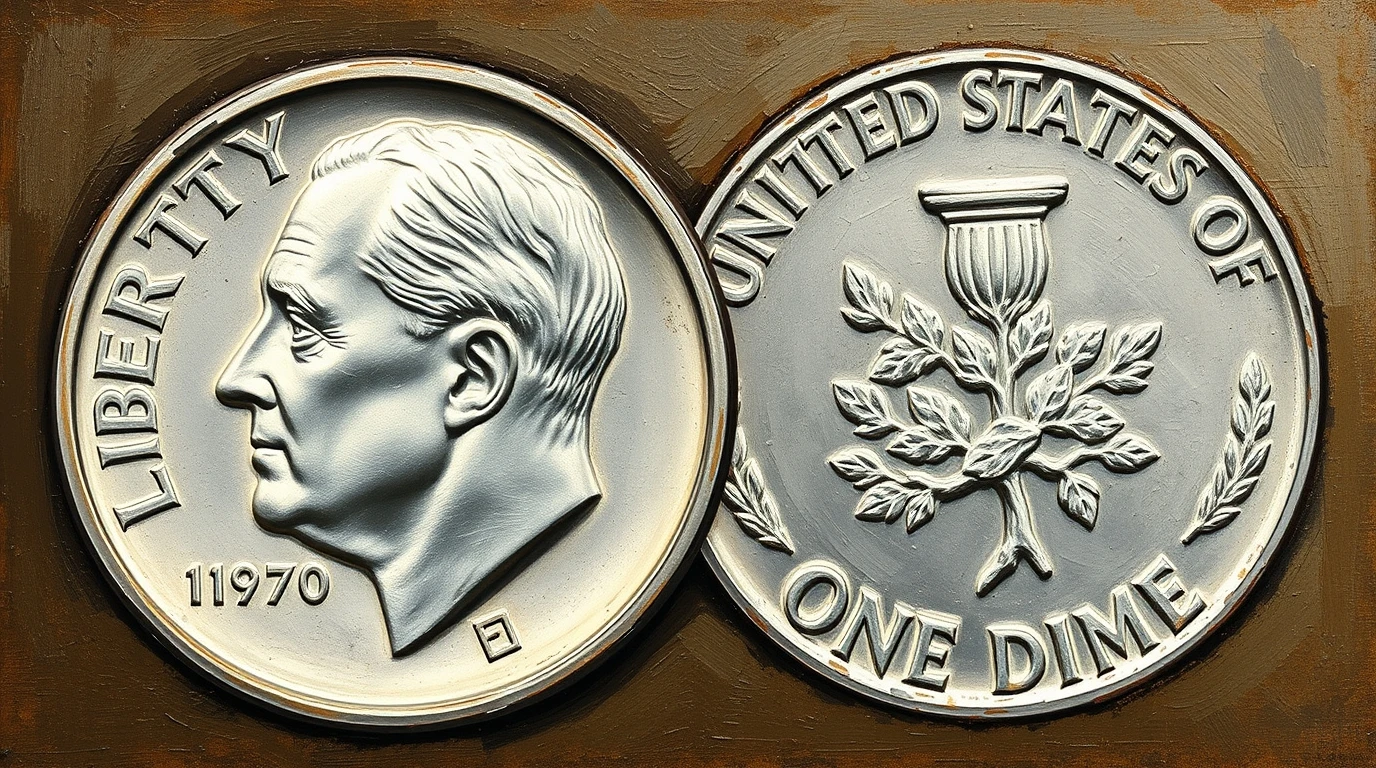 Rare 1970-S No S Proof Roosevelt Dime